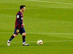Lionel Messi avgjorde kampen mellom Barcelona og Bayern Munchen