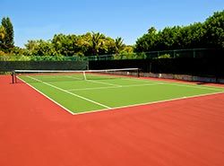 Flotte treningsforhold i Spania på treningsleir tennis i Barcelona