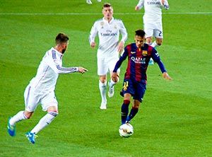 Neymar in El Clasico - Real Madrid vs FC Barcelona