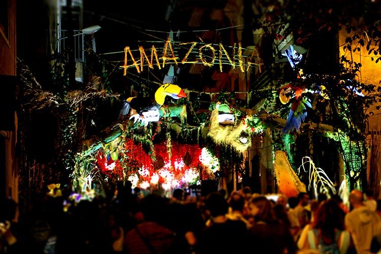 Festa Major Gracia - Fantastisk nabolagsfest i Barcelona