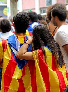 1,5 millioner mennesker tok til gatene på Catalonias nasjonaldag