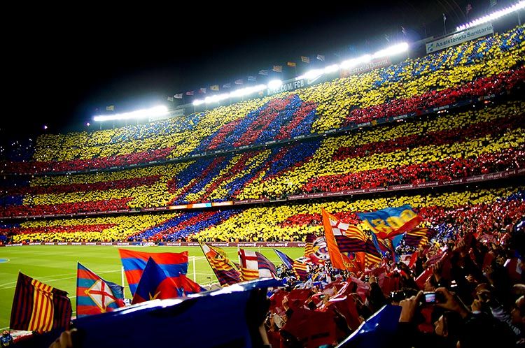 El Clasico - FC Barcelona mot Real Madrid på Camp Nou